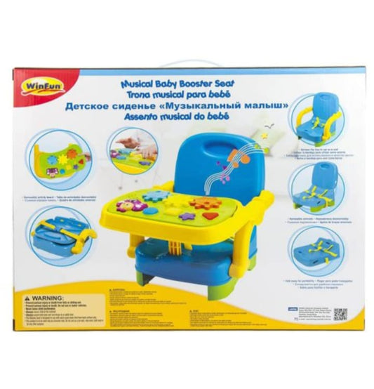 Winfun Musical Baby Booster Seat, Multi Color