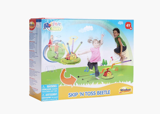 Winfun Skip N Toss Beetle – Interactive Colorful Sound & Light Toy for Kids (Ages 4+)