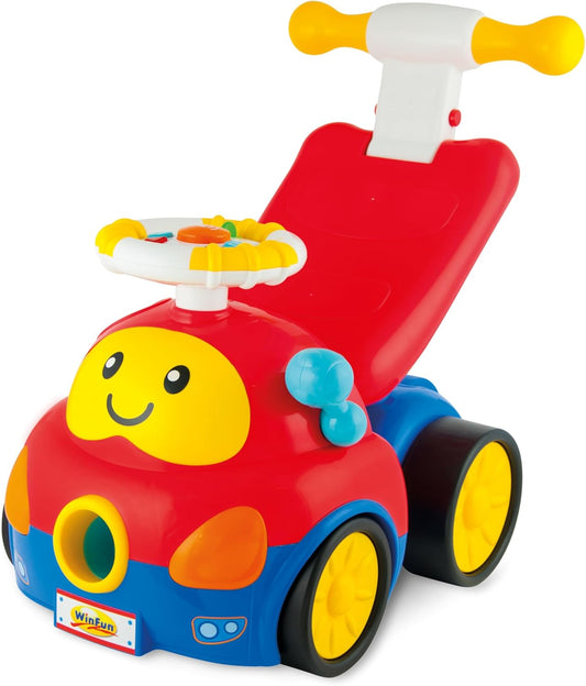 Winfun 0818-NL Richmond Toys Walker Ride on Popping Car, Multi-Colour